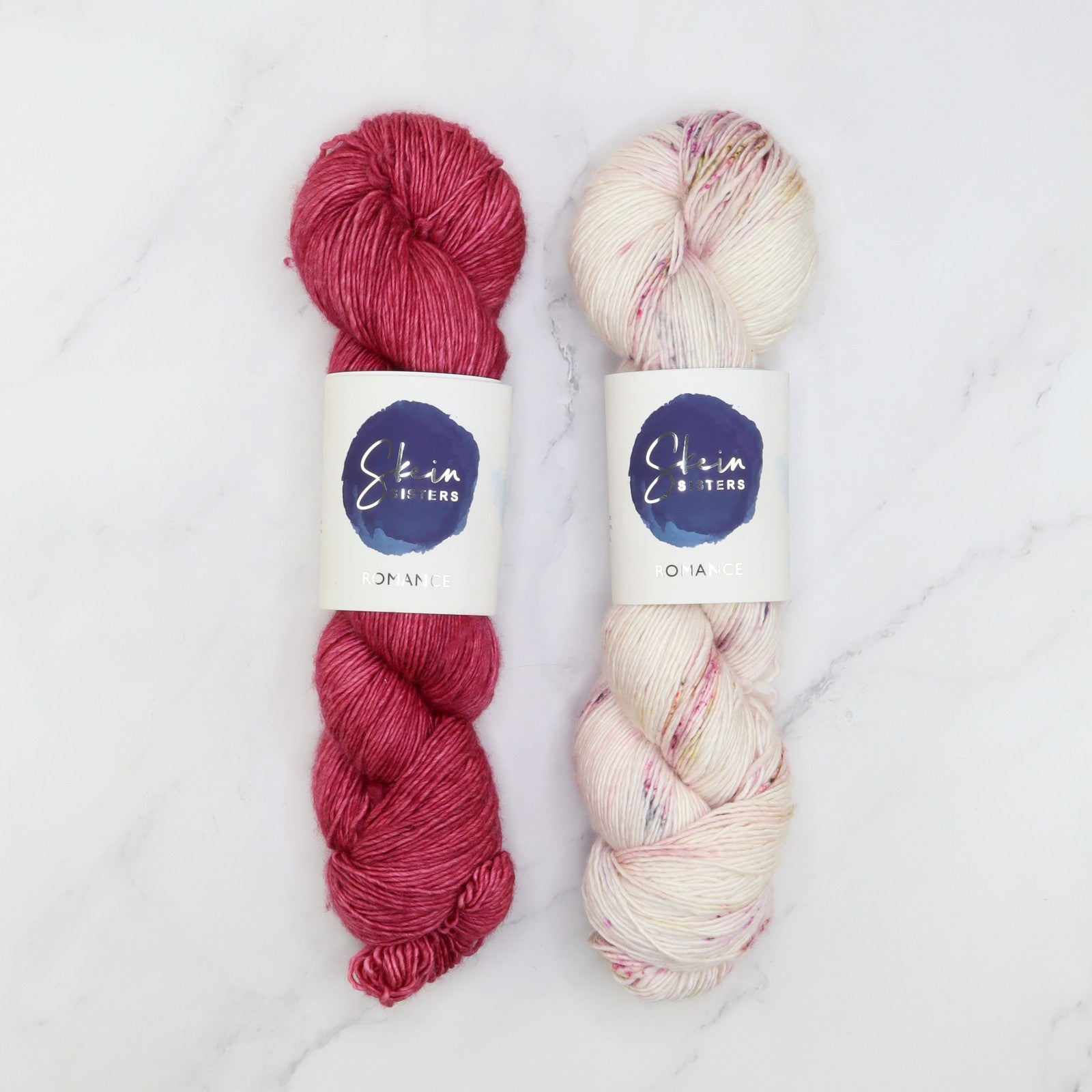 Krisanteema Shawl kit in Romance, colourway Poison Apple