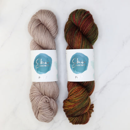 Ondine Cowl kit in Poet, colourway Marsupial