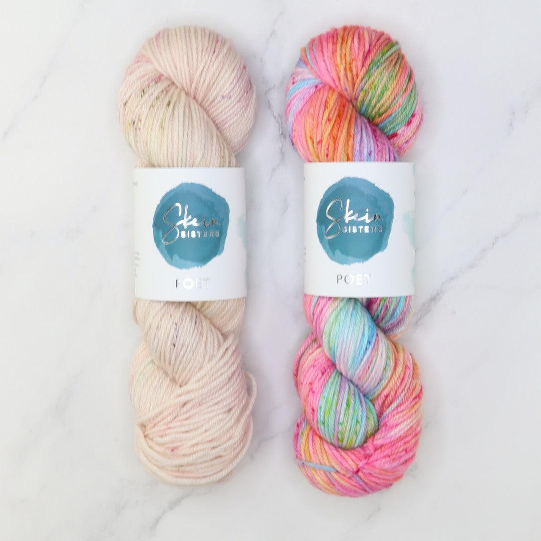 Ondine Cowl kit in Poet, colourway Romantic