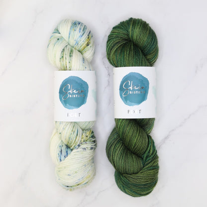 Ondine Cowl kit in Poet, colourway Spindrift