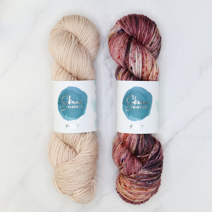 Ondine Cowl kit in Poet, colourway Twine Time