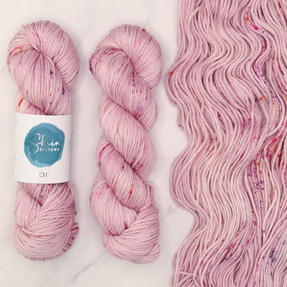 Skein Sisters Poet in colourway Daphne – 10ply weight merino, nylon, silk yarn