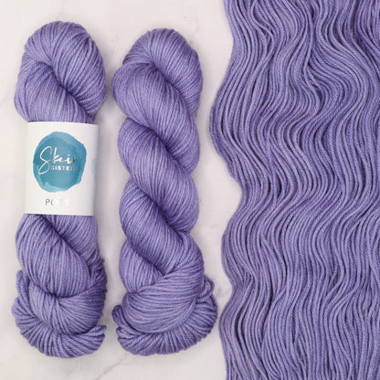 Poet Worsted – Two Skein Set in colourway Faded Moon – 10ply weight merino, nylon, silk yarn