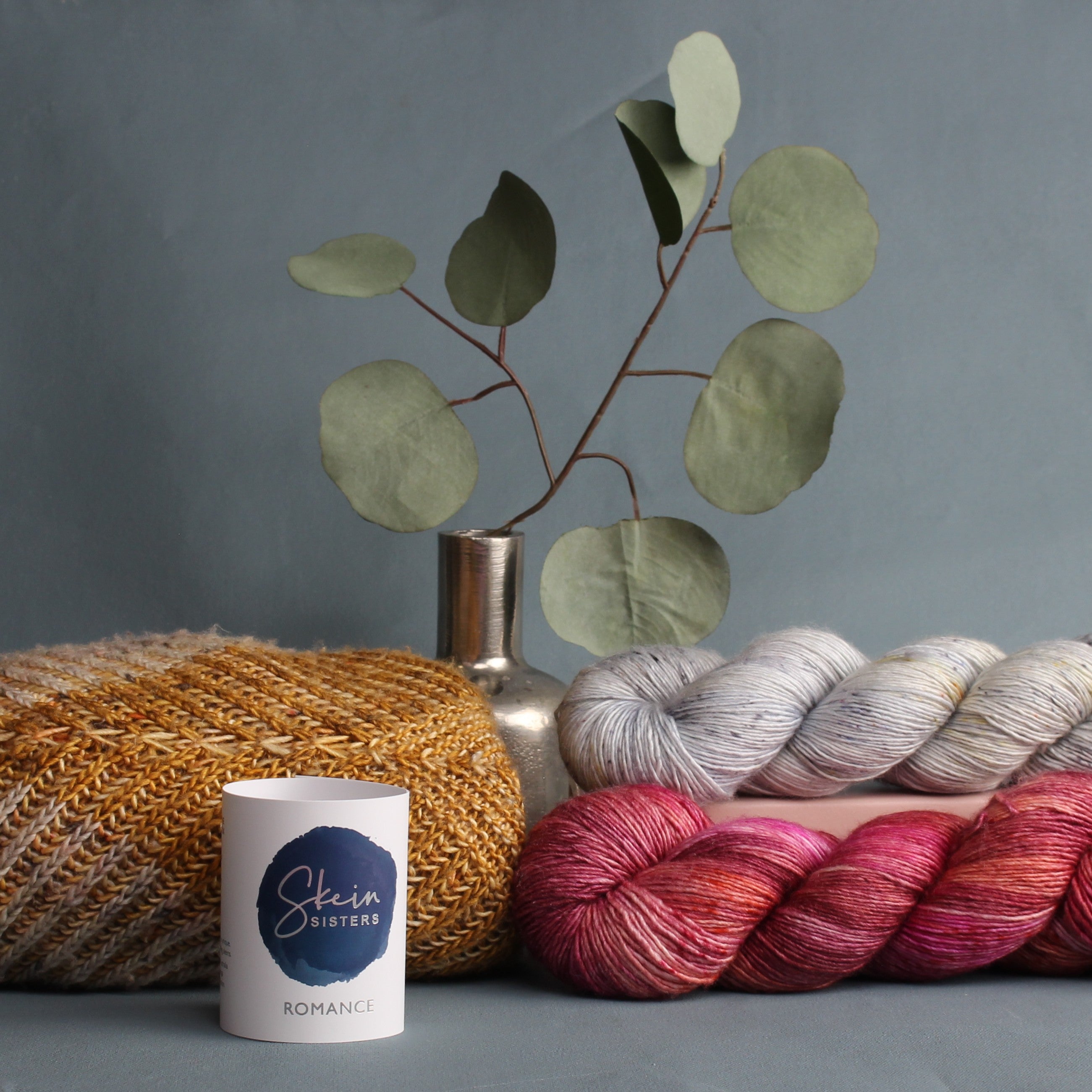 Skein Sisters Romance – 4ply weight merino, silk yarn