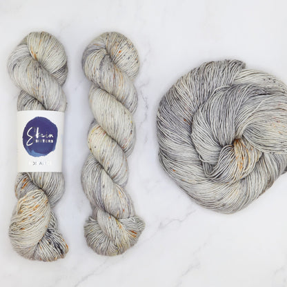 Skein Sisters Romance in colourway Aerospace – 4ply weight merino, silk yarn