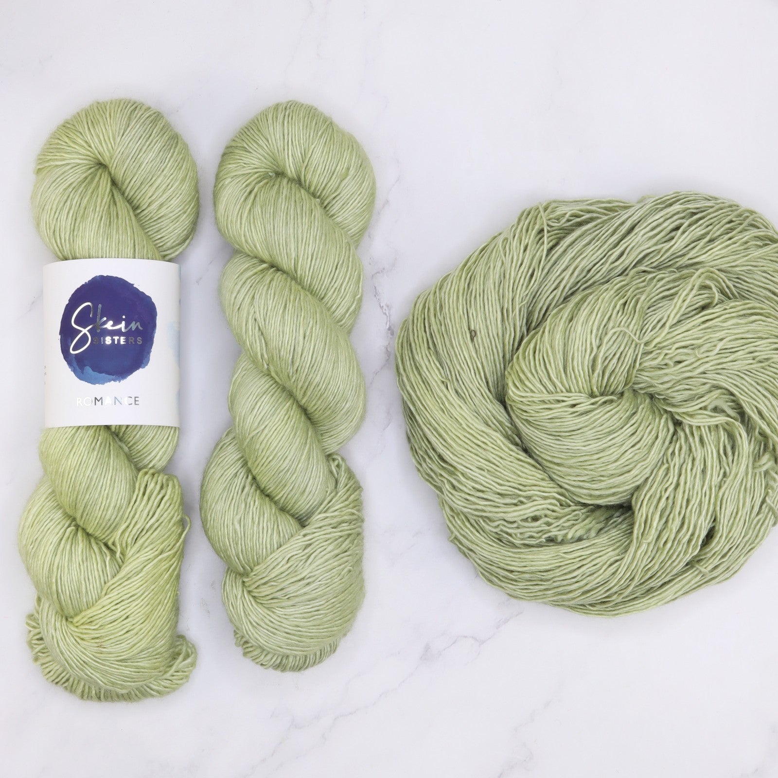 Skein Sisters Romance in colourway Cocoon – 4ply weight merino, silk yarn