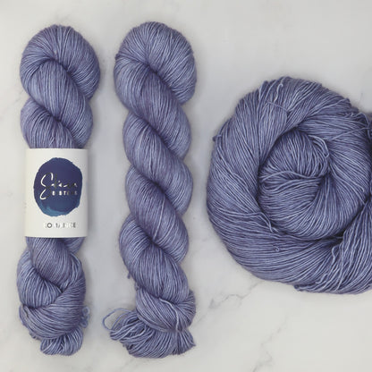 Skein Sisters Romance in colourway Faded Moon – 4ply weight merino, silk yarn
