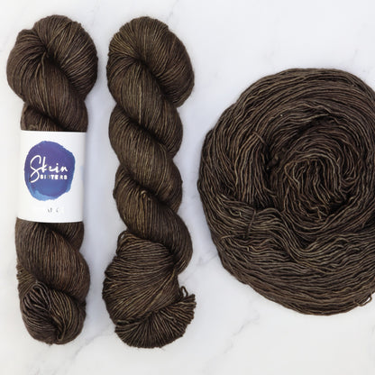 Skein Sisters Romance in colourway Macchiato – 4ply weight merino, silk yarn