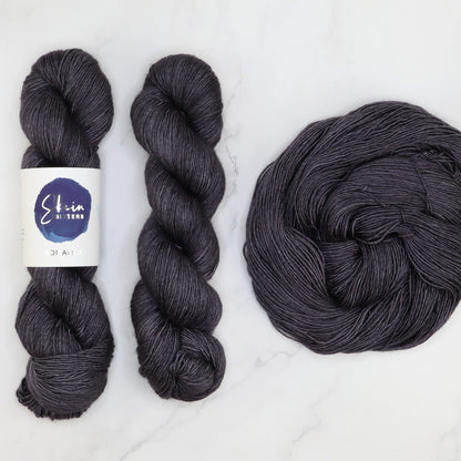 Skein Sisters Romance in colourway Mercurial – 4ply weight merino, silk yarn