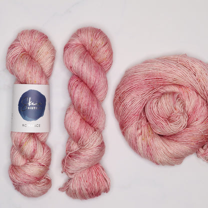 Skein Sisters Romance in Raspberry Cream