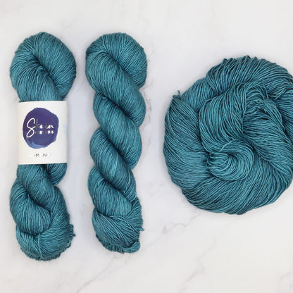 Skein Sisters Romance in colourway Titanic – 4ply weight merino, silk yarn