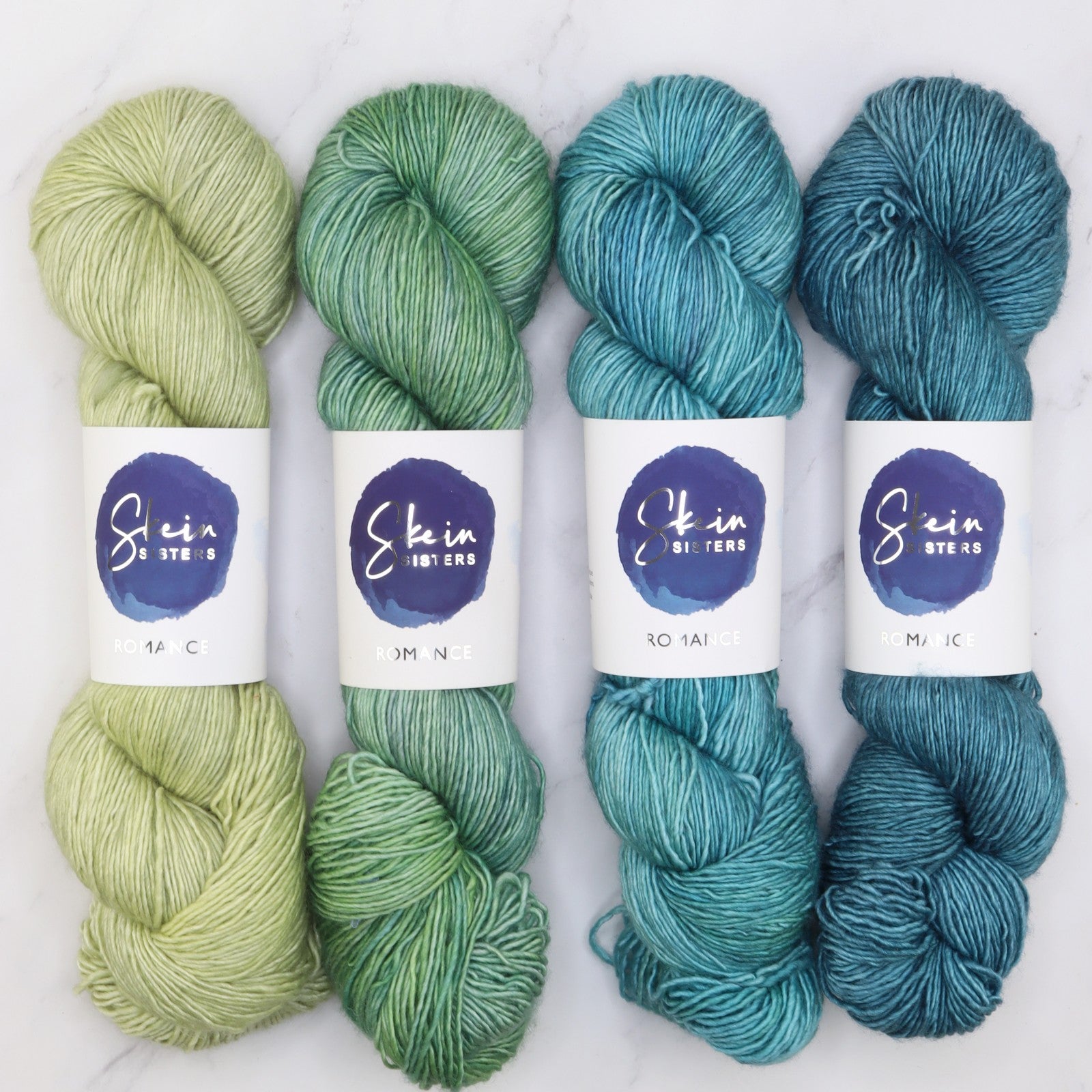 Westknits MKAL 2023 Geogradient Sets in Romance