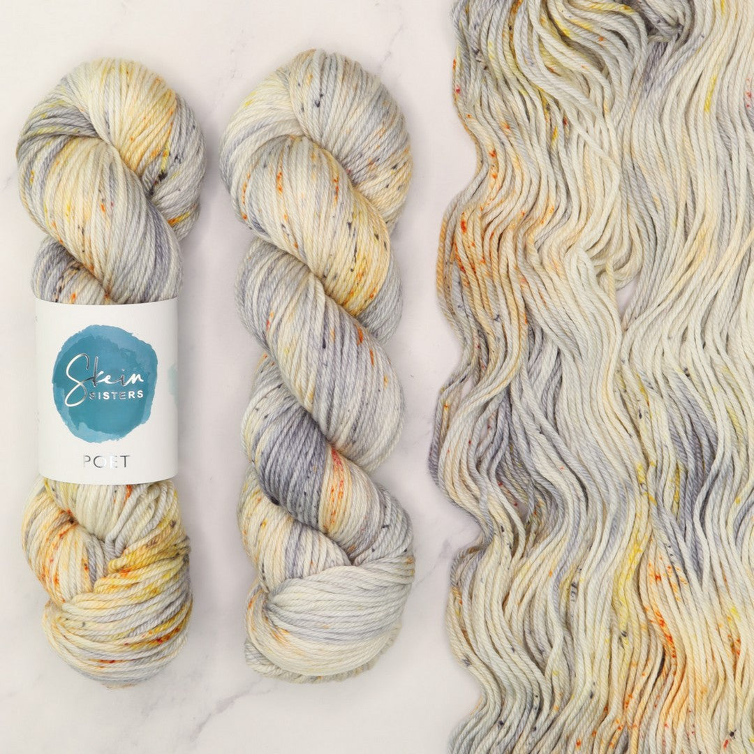 Sophie Shawl kit in Poet, colourway Aerospace