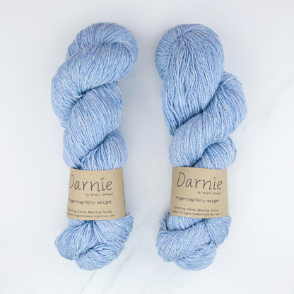 Spinning Yarns Weaving Tales Darnie in colourway Bluebell – 4ply weight wool yarn