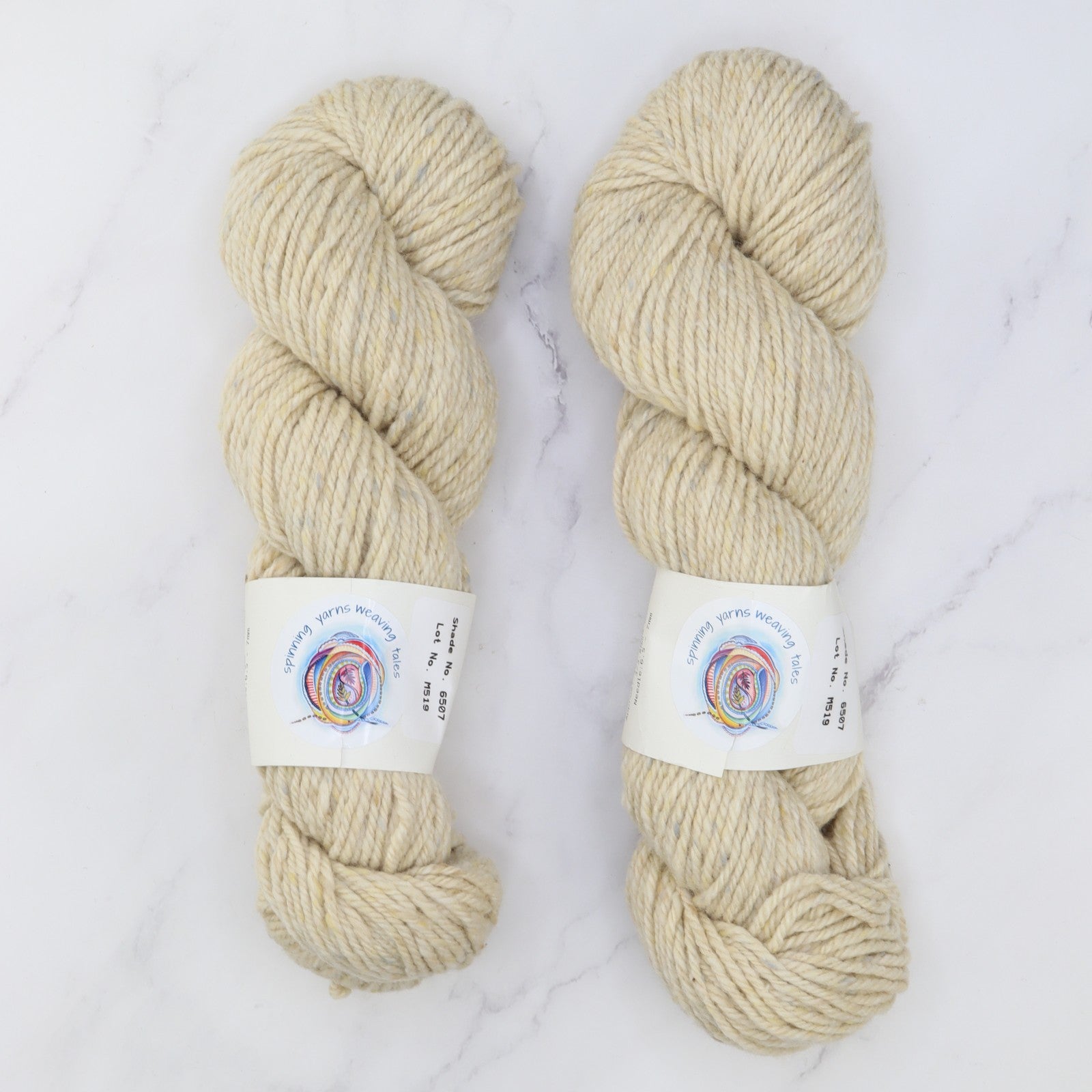 Spinning Yarns Weaving Tales Donegal Chunky in colourway Oran – 12ply weight merino yarn