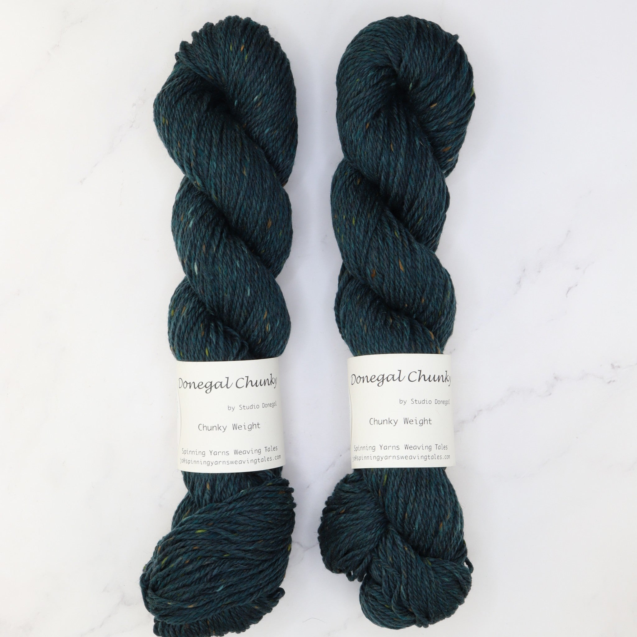 Spinning Yarns Weaving Tales Donegal Chunky in colourway Riona – 12ply weight merino yarn