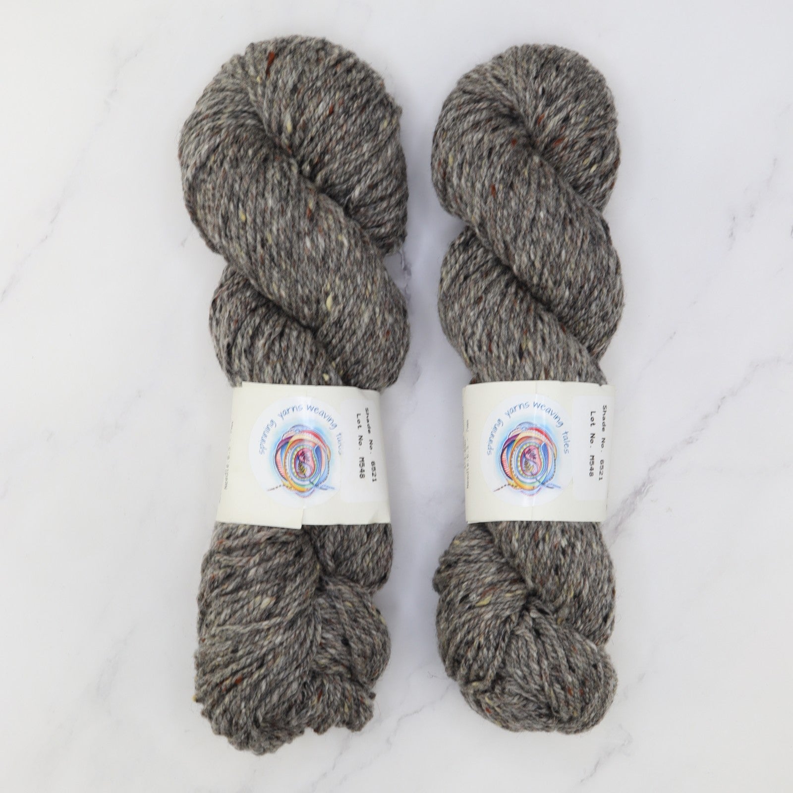 Spinning Yarns Weaving Tales Donegal Chunky in colourway Cian – 12ply weight merino yarn