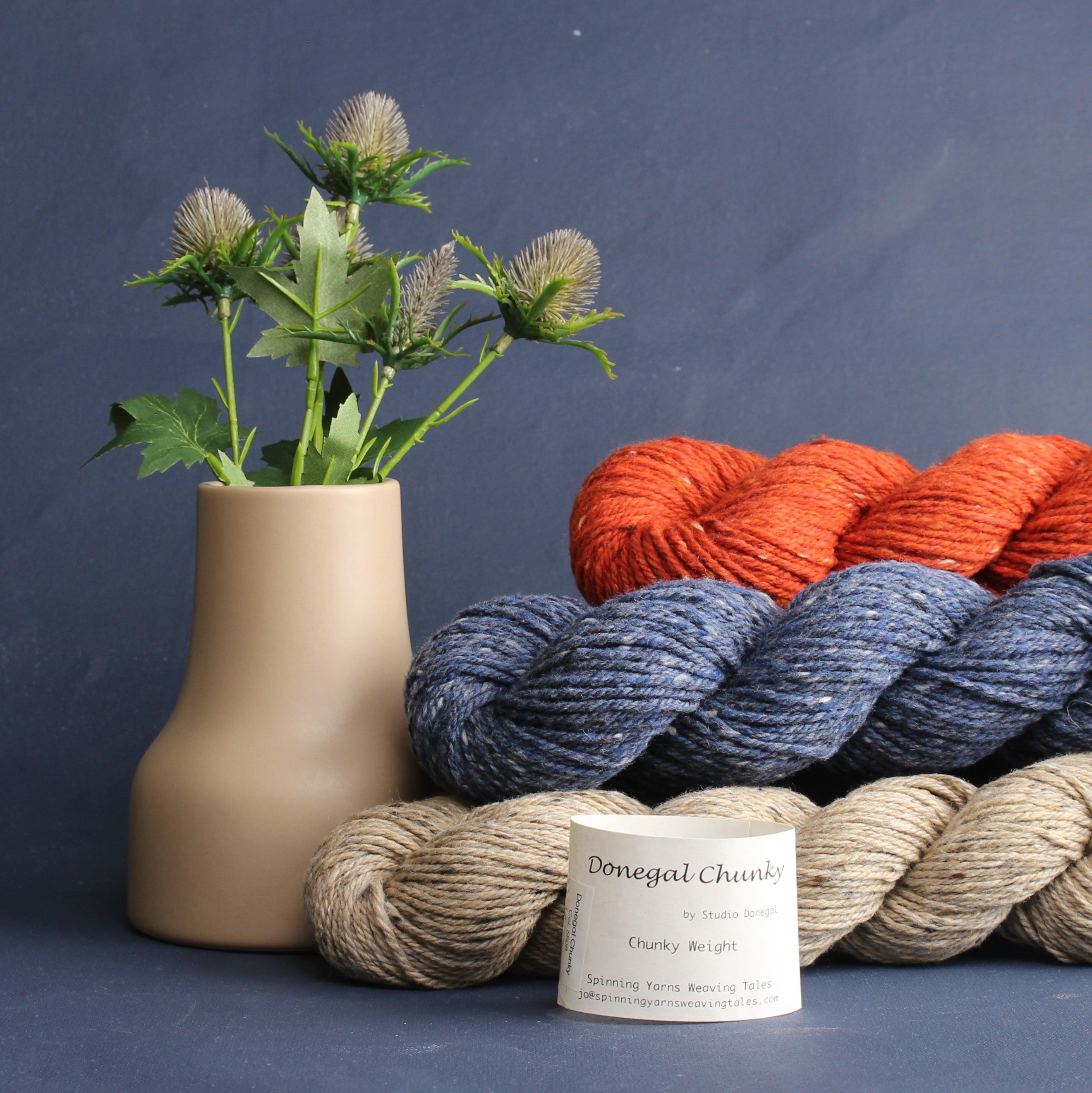 Spinning Yarns Weaving Tales Donegal Chunky – 12ply weight merino yarn