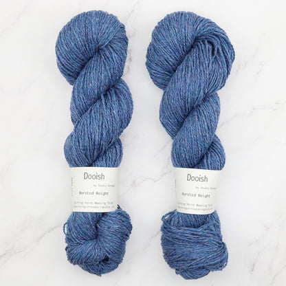 Spinning Yarns Weaving Tales Dooish in colourway Gorm – 10ply weight wool yarn