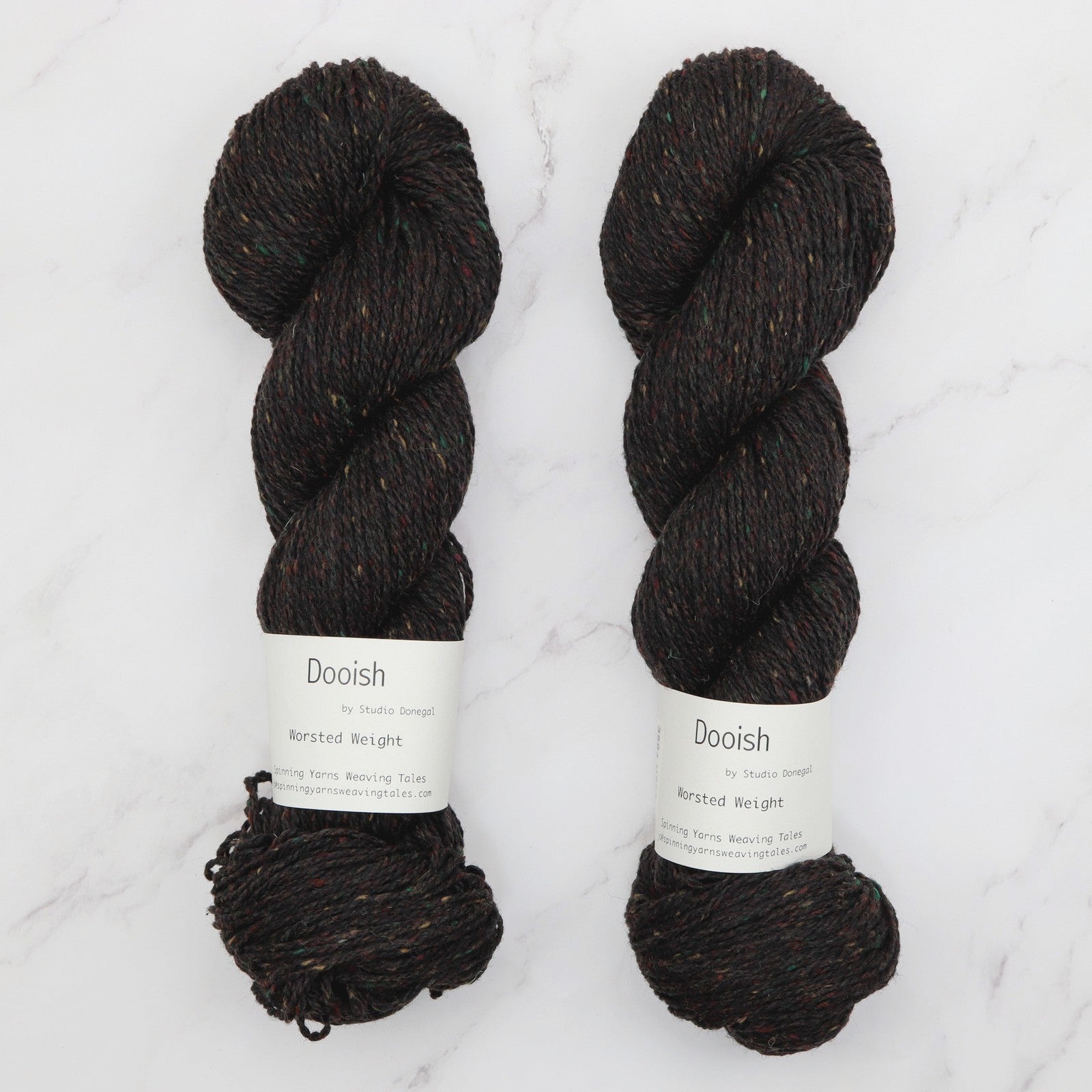 Spinning Yarns Weaving Tales Dooish in colourway Treacle – 10ply weight wool yarn