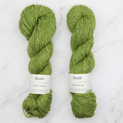 Spinning Yarns Weaving Tales Dooish in colourway Glassagh – 10ply weight wool yarn