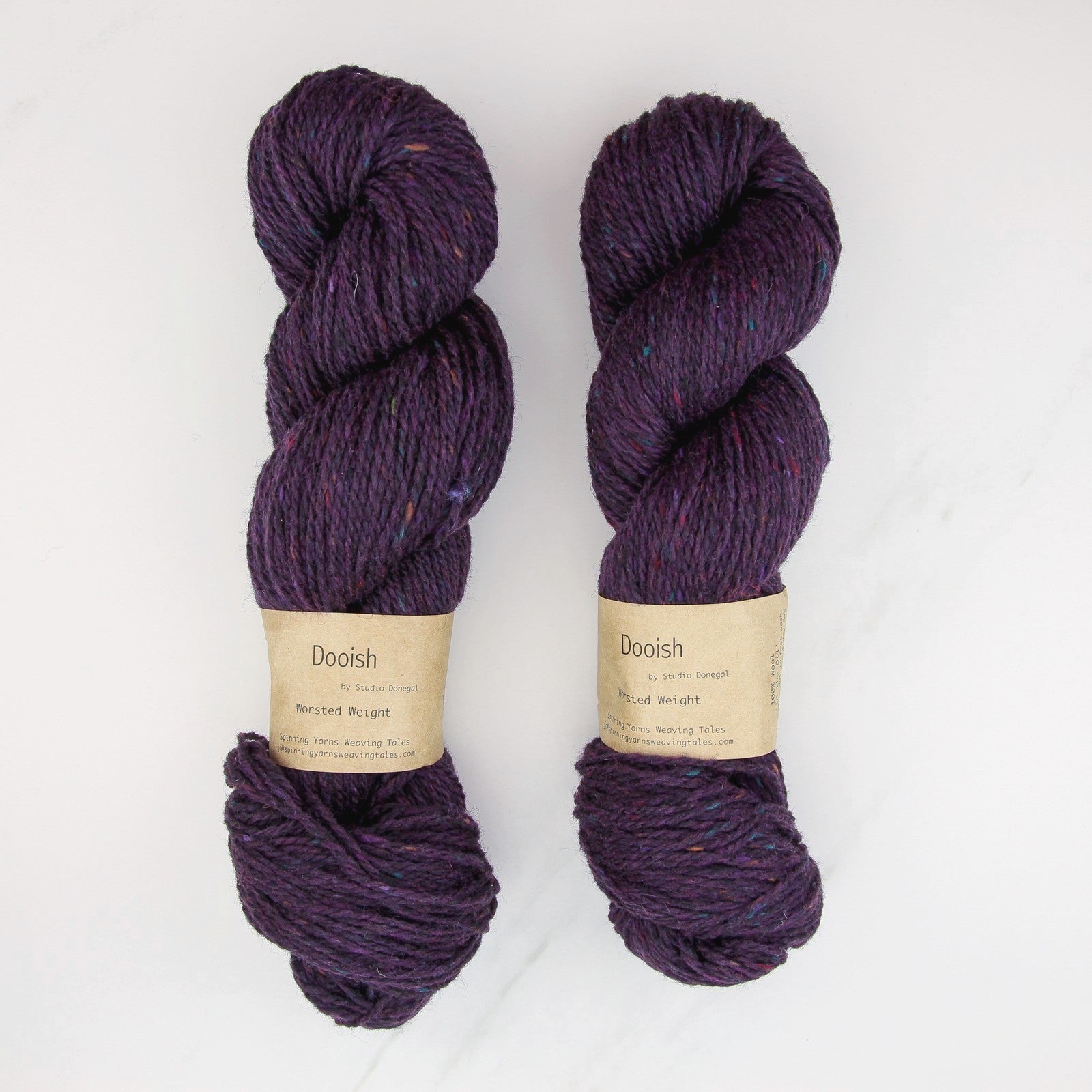 Spinning Yarns Weaving Tales Dooish in colourway Turf – 10ply weight wool yarn