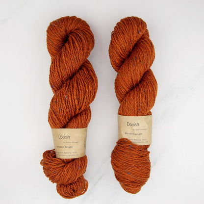 Spinning Yarns Weaving Tales Dooish in colourway Whiskey – 10ply weight wool yarn