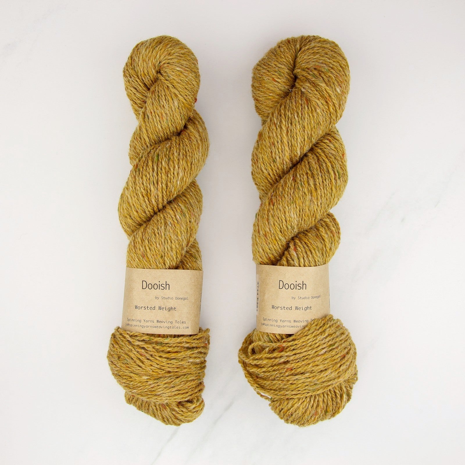 Spinning Yarns Weaving Tales Dooish in colourway Barley – 10ply weight wool yarn