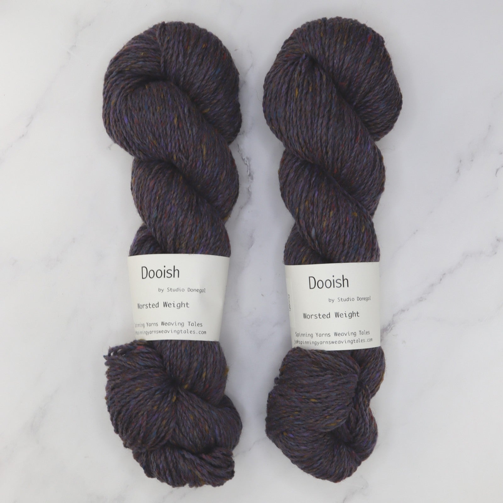Spinning Yarns Weaving Tales Dooish in colourway Eske – 10ply weight wool yarn