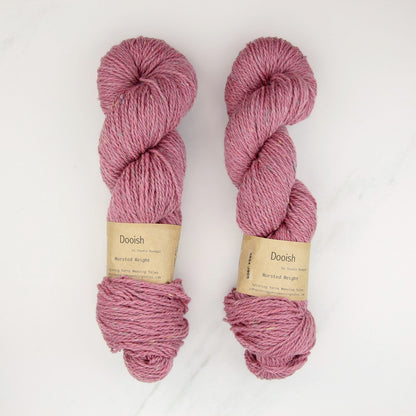 Spinning Yarns Weaving Tales Dooish in colourway Foxglove – 10ply weight wool yarn
