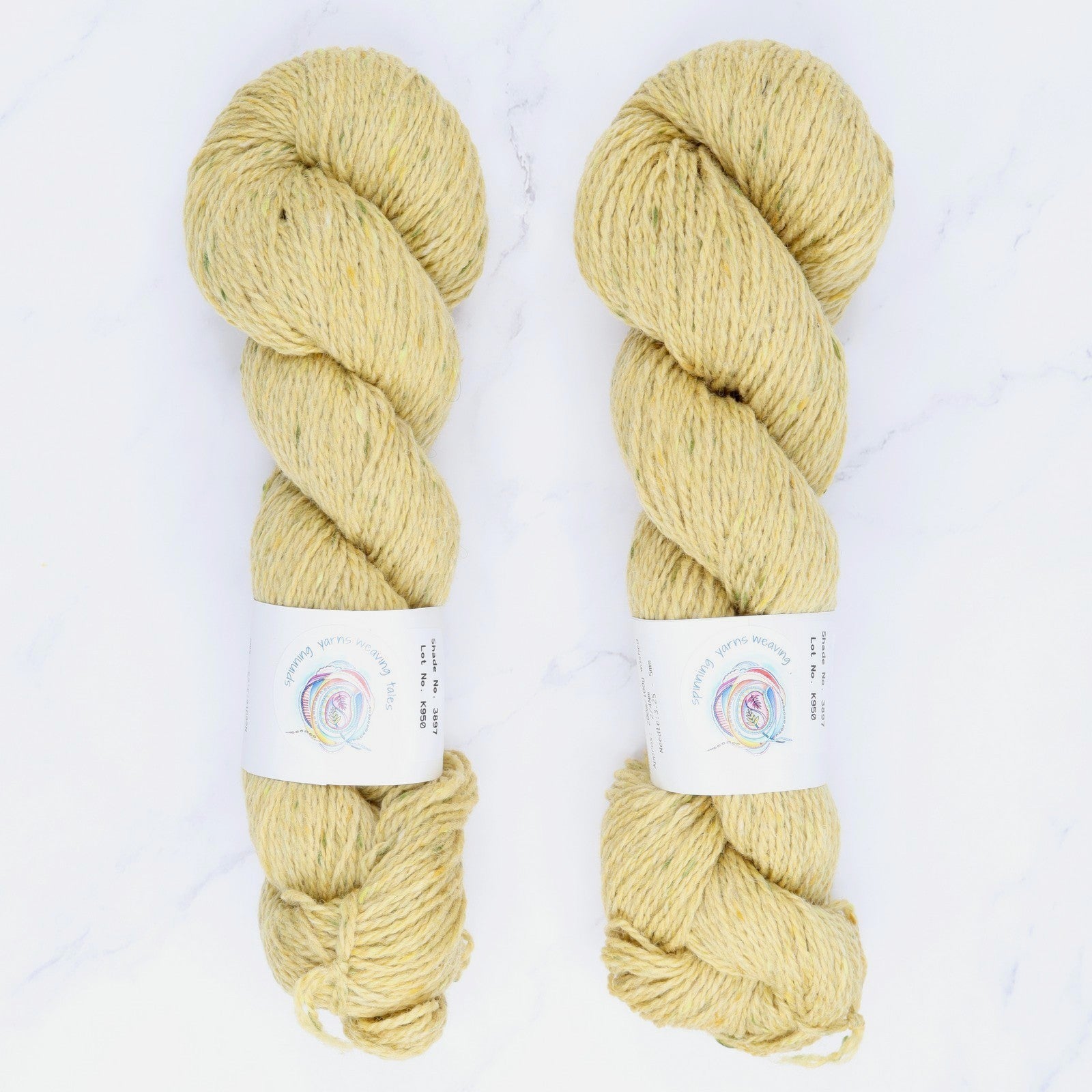 Spinning Yarns Weaving Tales Dooish in colourway Cider – 10ply weight wool yarn