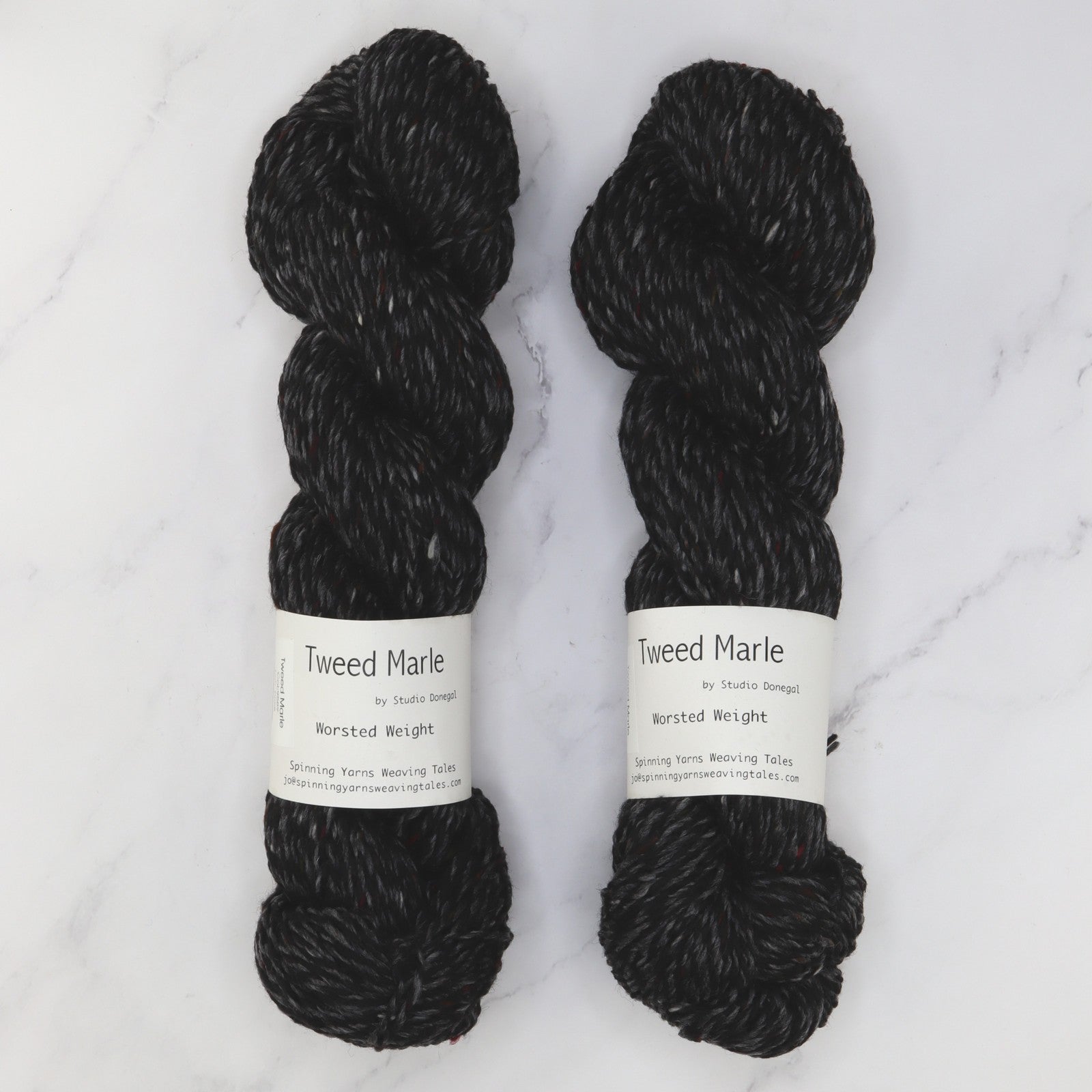 Spinning Yarns Weaving Tales Tweed Marle in colourway Badb – 10ply weight merino yarn