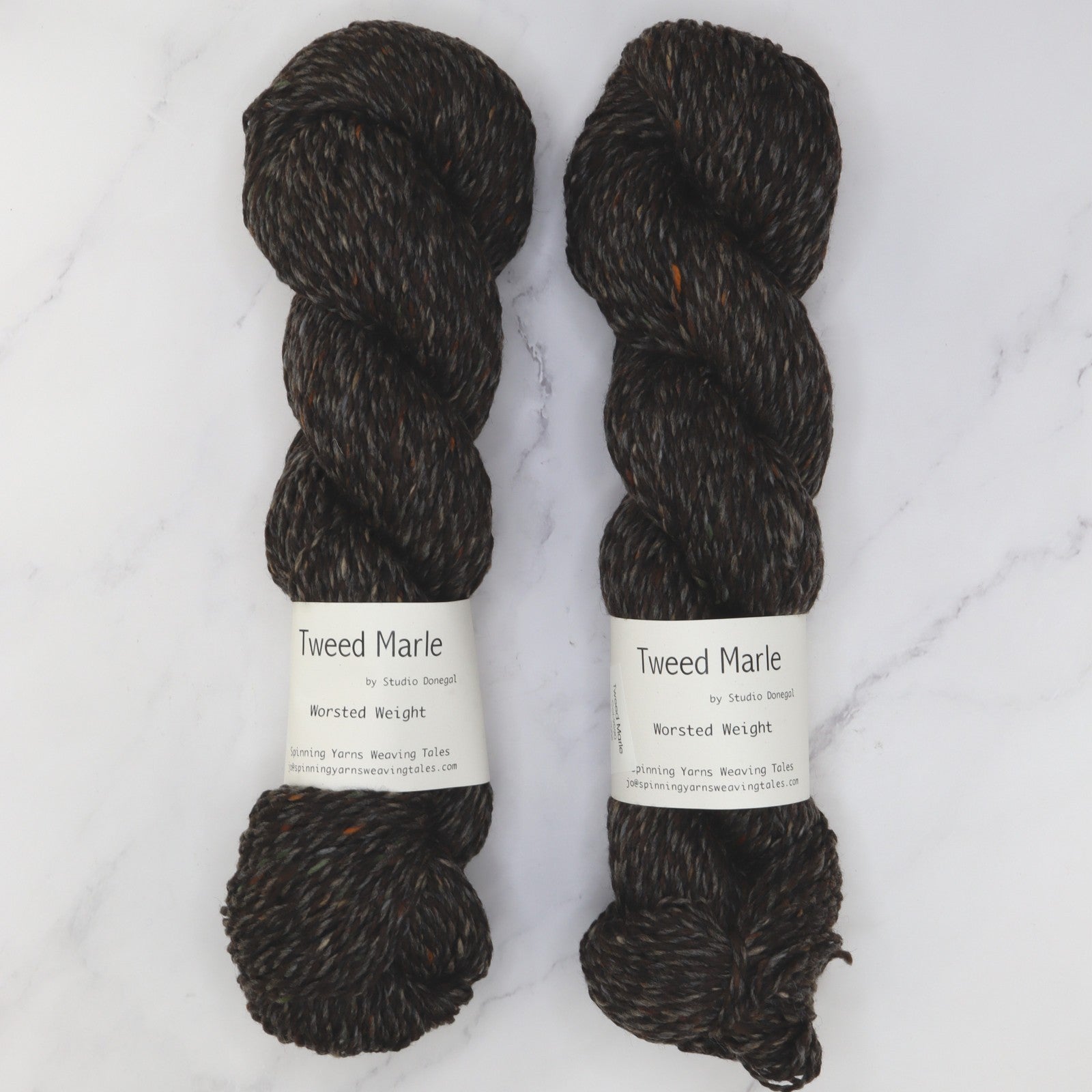 Spinning Yarns Weaving Tales Tweed Marle in colourway Aed – 10ply weight merino yarn