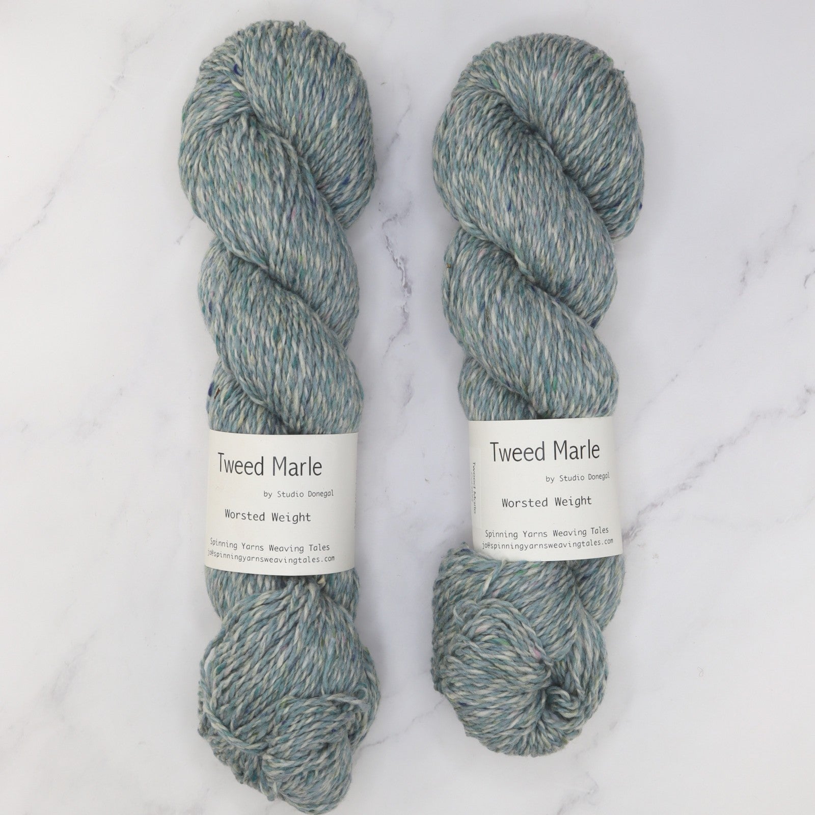 Spinning Yarns Weaving Tales Tweed Marle in colourway Lir – 10ply weight merino yarn