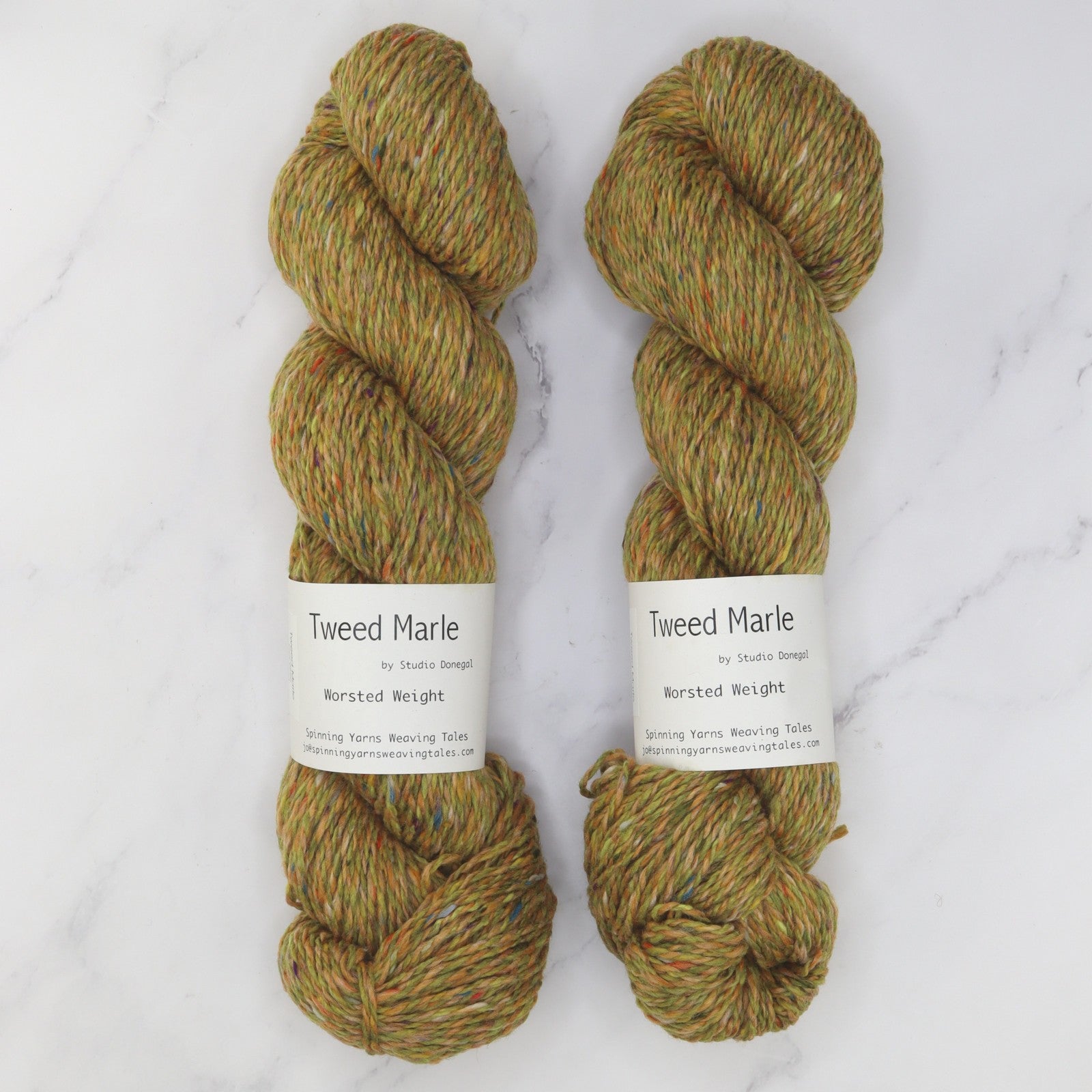 Spinning Yarns Weaving Tales Tweed Marle in colourway Fiachra – 10ply weight merino yarn