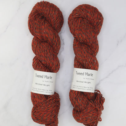 Spinning Yarns Weaving Tales Tweed Marle in colourway Una – 10ply weight merino yarn