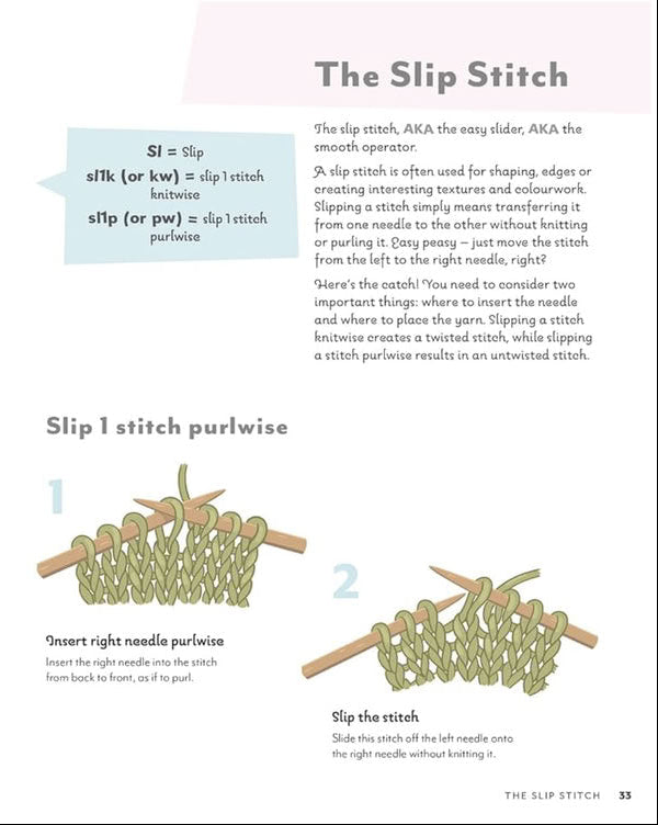 How to Start Knitting – pattern book – view 6