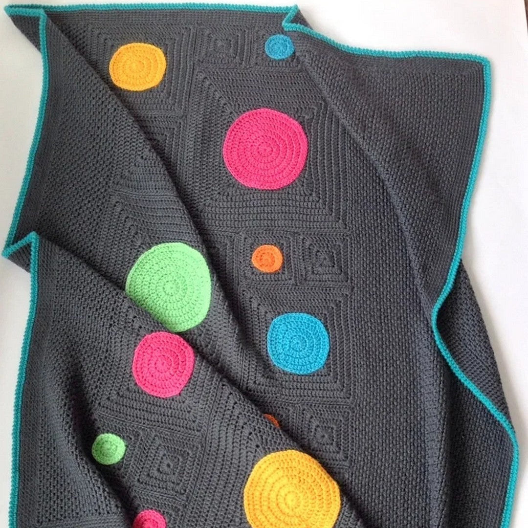Squircles Blanket crochet kit