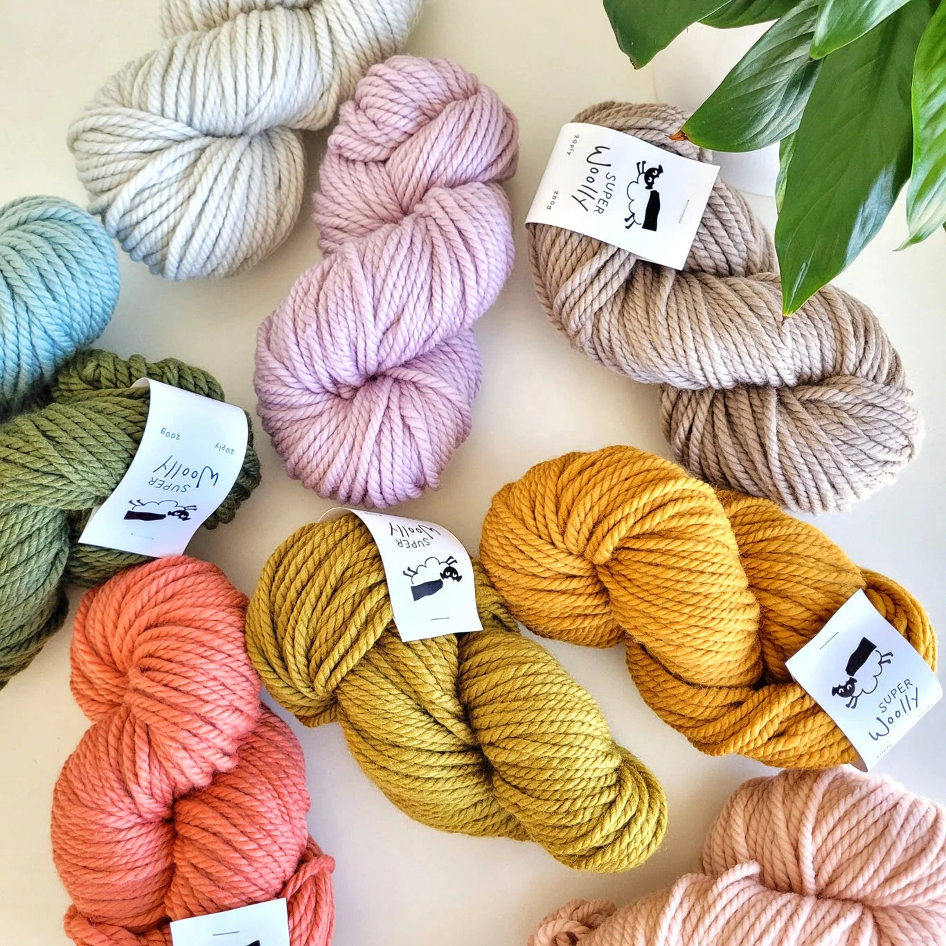 Woolly Yarns Super Woolly – 14ply+ weight wool yarn – view 3