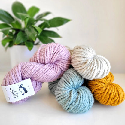 Woolly Yarns Super Woolly – 14ply+ weight wool yarn – view 4