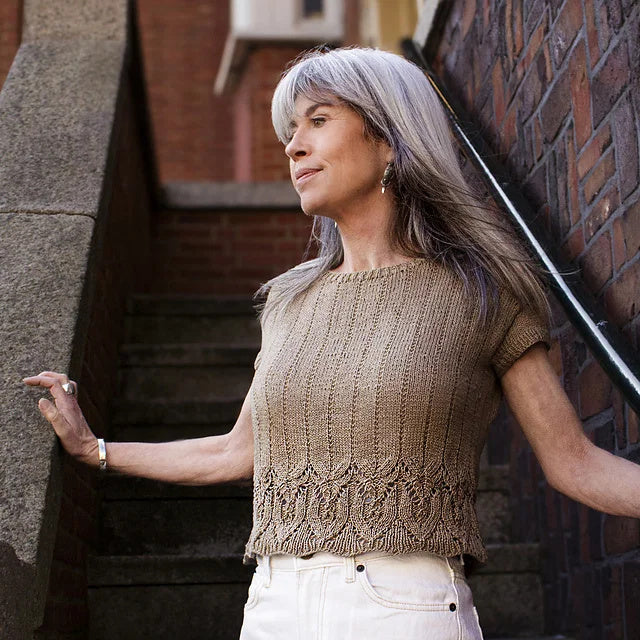 Sylven Tee by Natasja Hornby – the knitted tee, worn