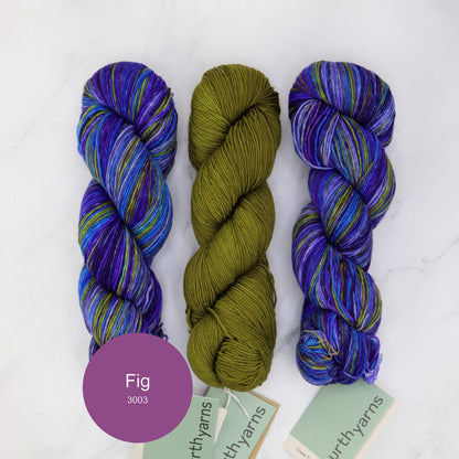 Butterfly | Papillon kit in Uneek and Harvest, colourway Fig-3003