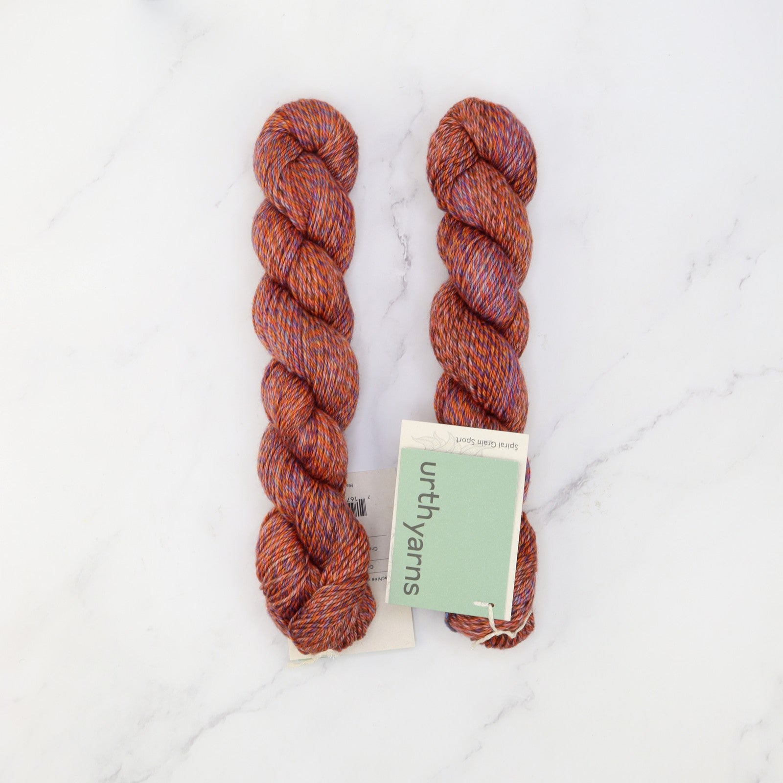 Urth Yarns Spiral Grain Sport in colourway Crabapple – 5ply weight merino yarn