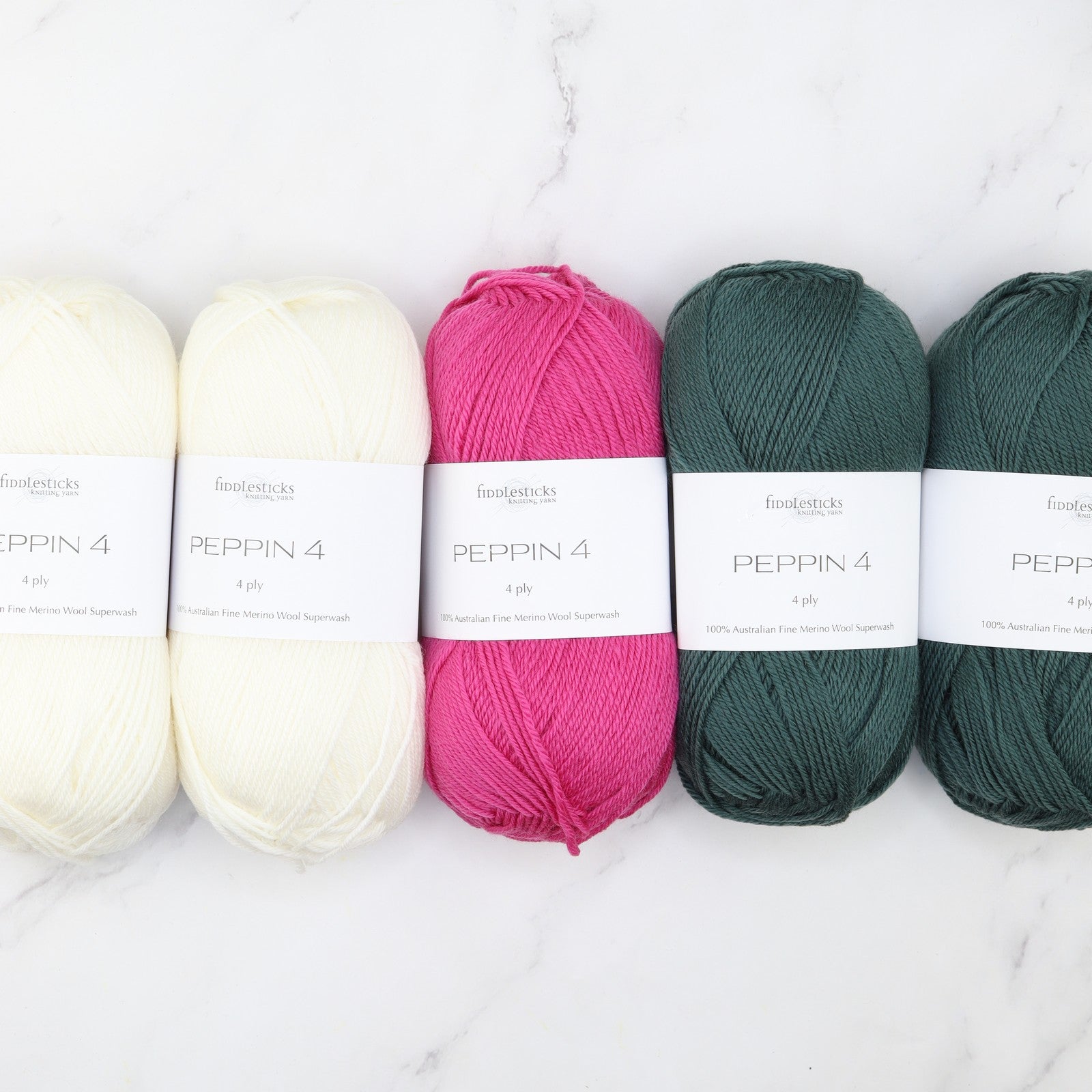 Westknits Twists & Turns kit in Peppin 4, colourway White Pine