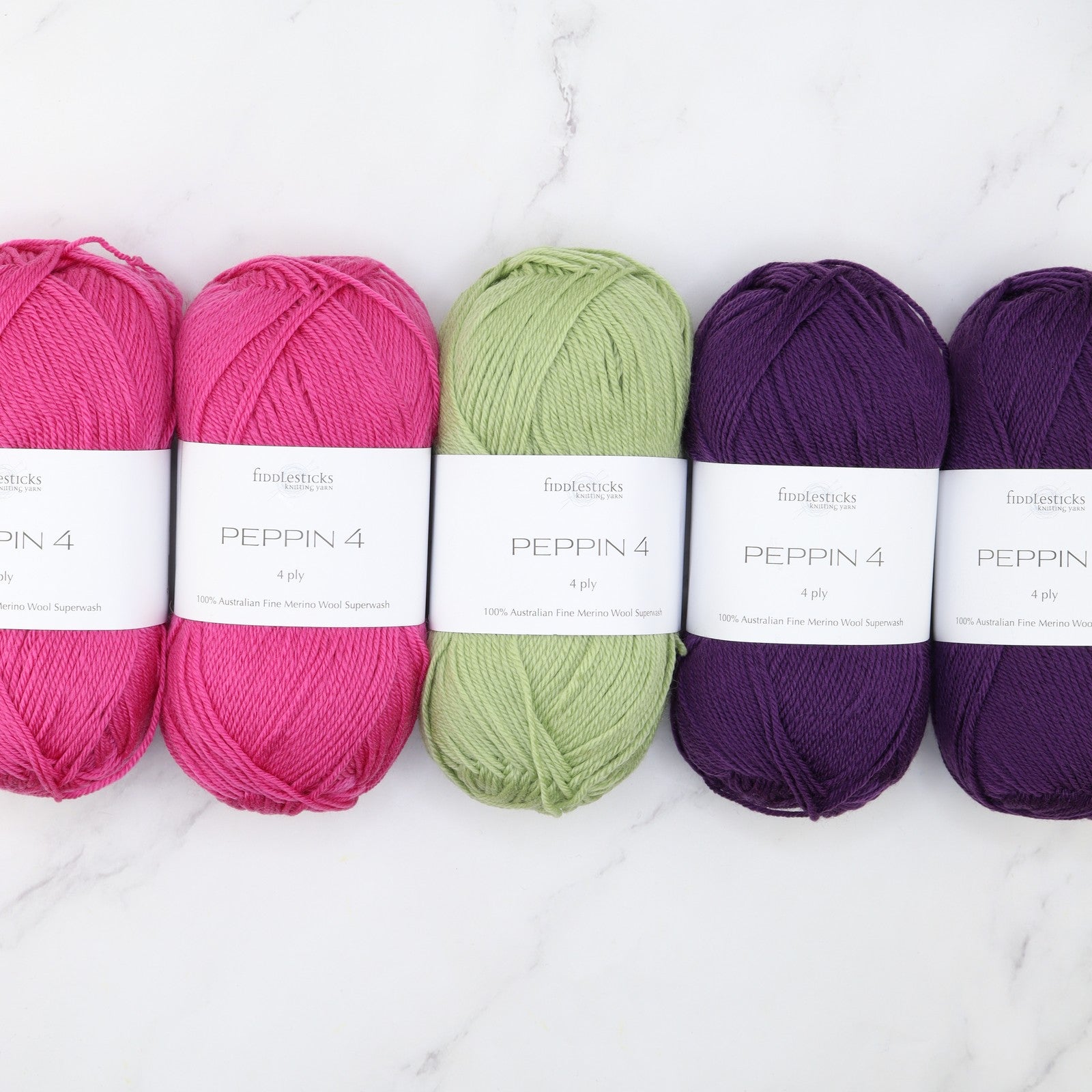 Westknits Twists & Turns kit in Peppin 4, colourway Grape Lipstick