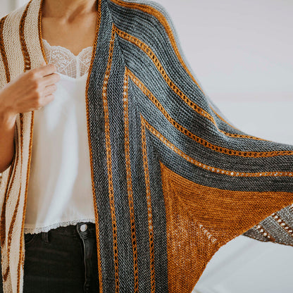 The Frank Shawl knitting kit