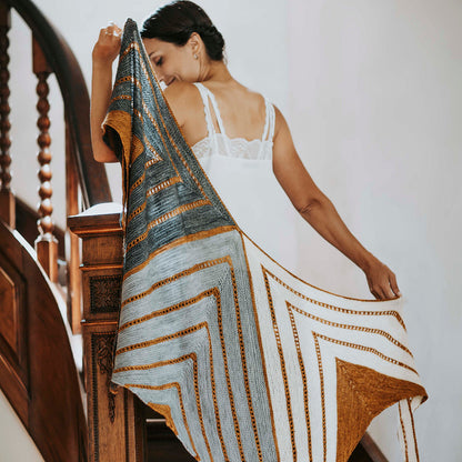 The Frank Shawl knitting kit – view 3
