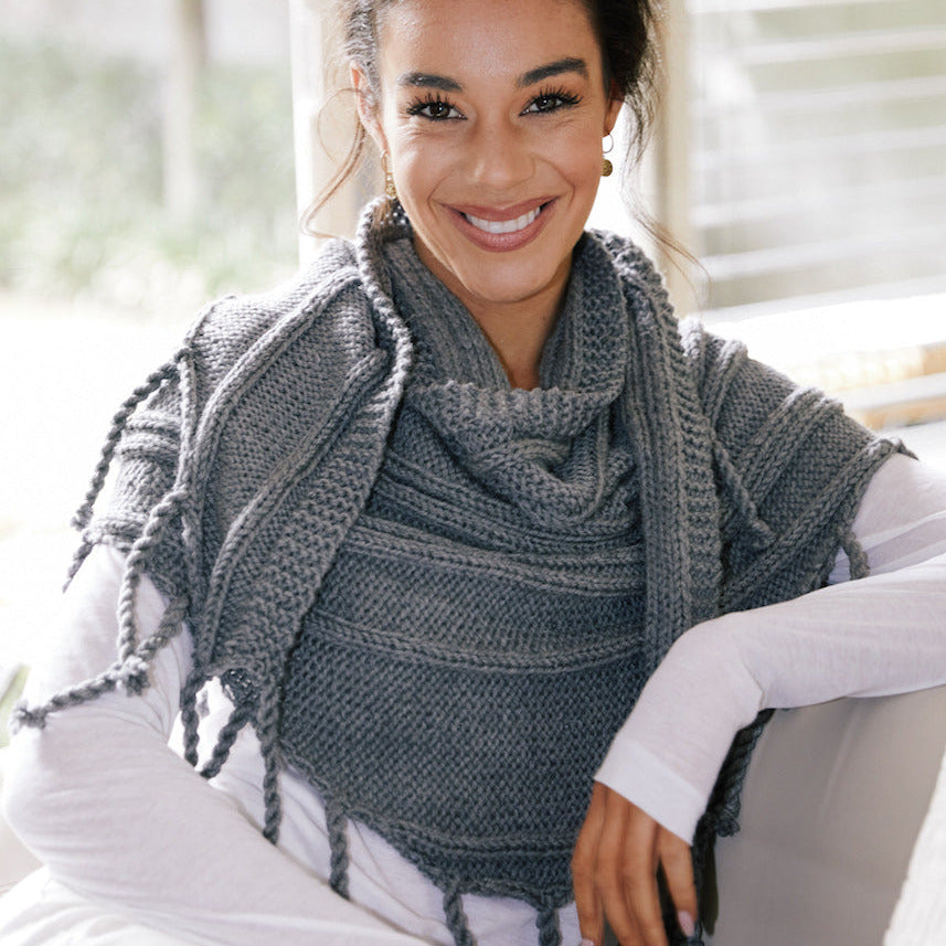 Woolf Shawl knitting kit