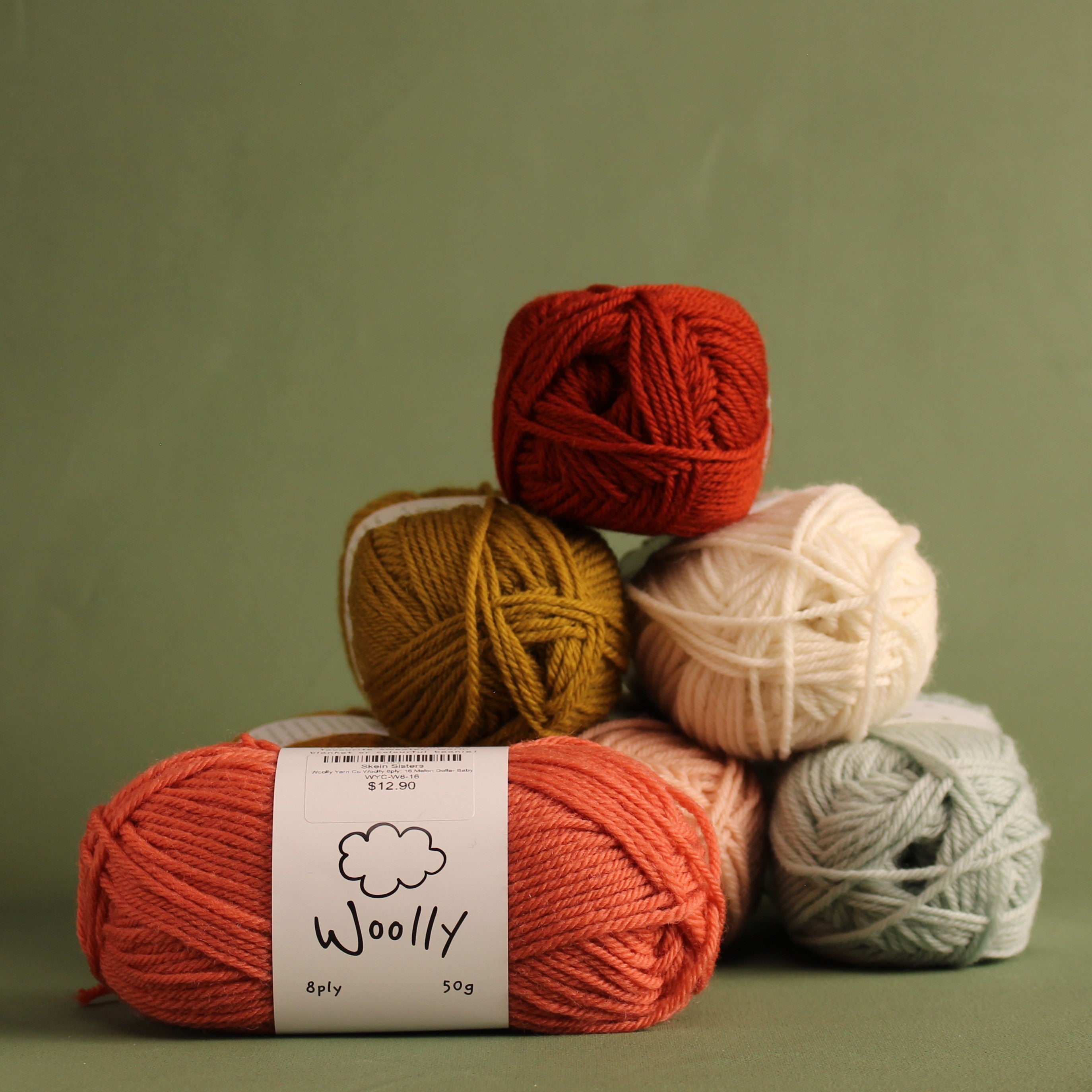 Woolly Yarns Woolly 8ply – 8ply weight wool yarn – view 2
