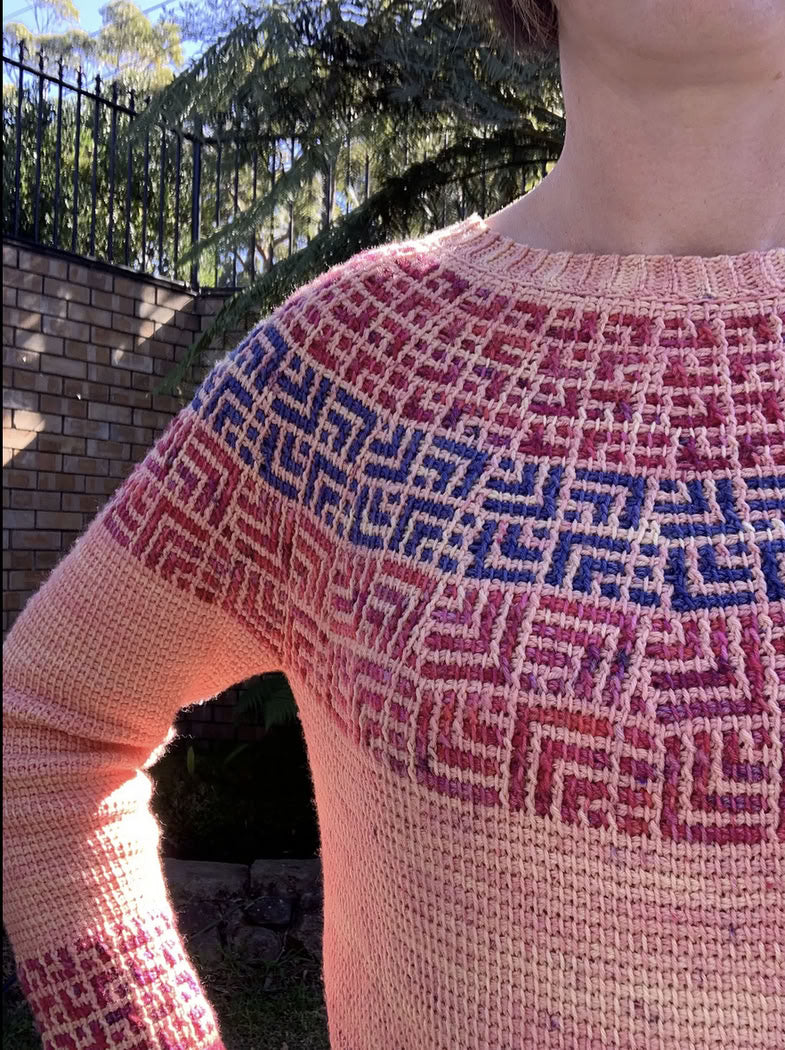 Mosaic Tunisian Crochet